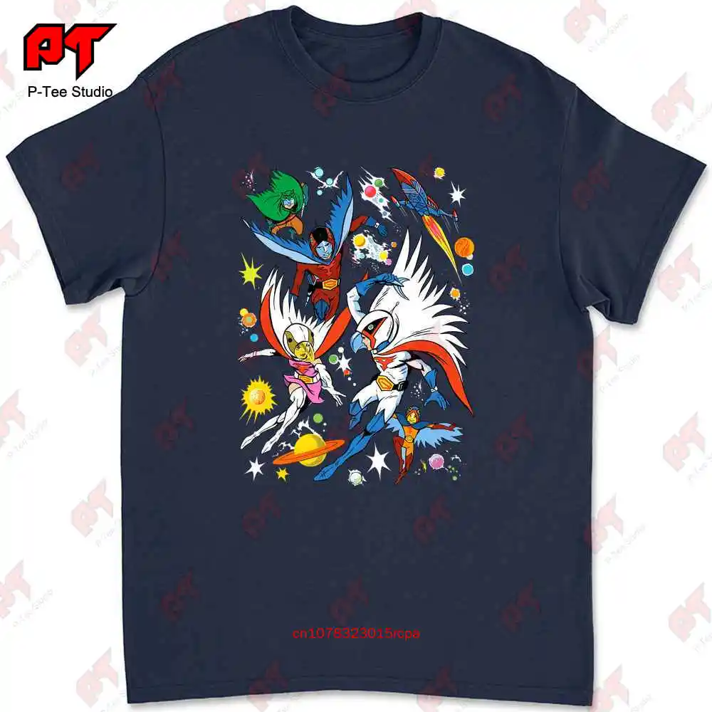 G-Force,Anime,Gatchaman,Insight,Crowds T-shirt PCC8