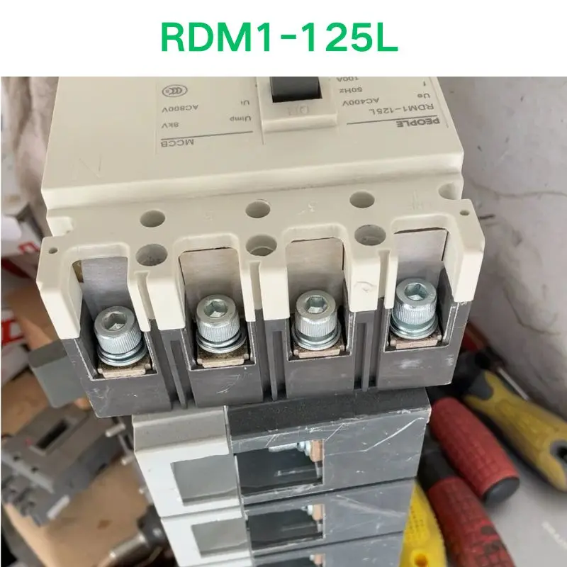 Second hand test OK Molded case circuit breaker RDM1-125L