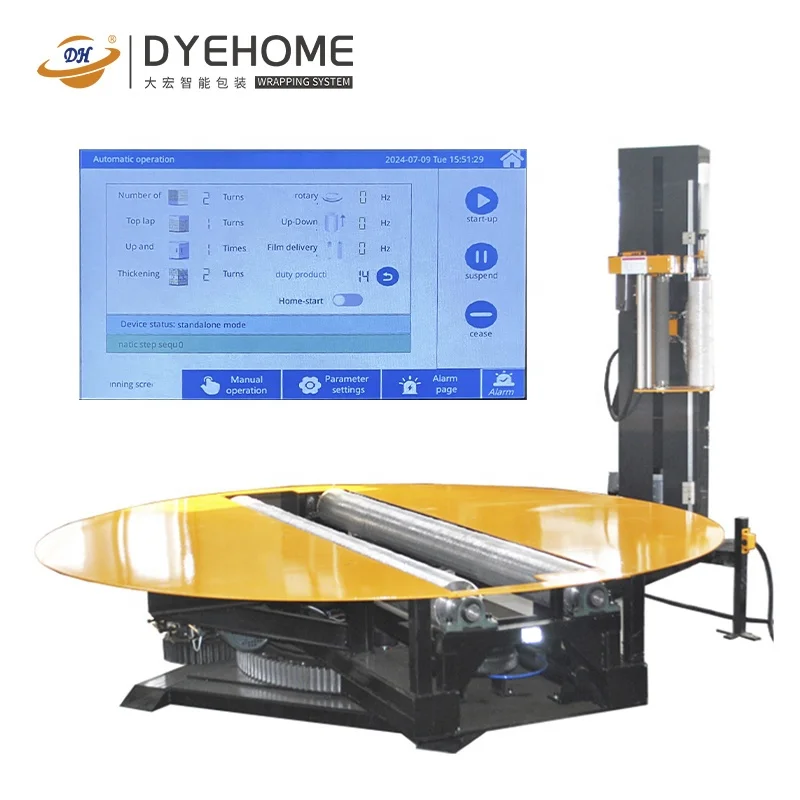 

Paper Roll Reel Stretch Wrapping Machine Paper Roll Wrapping Machine Save Film up to 300 %