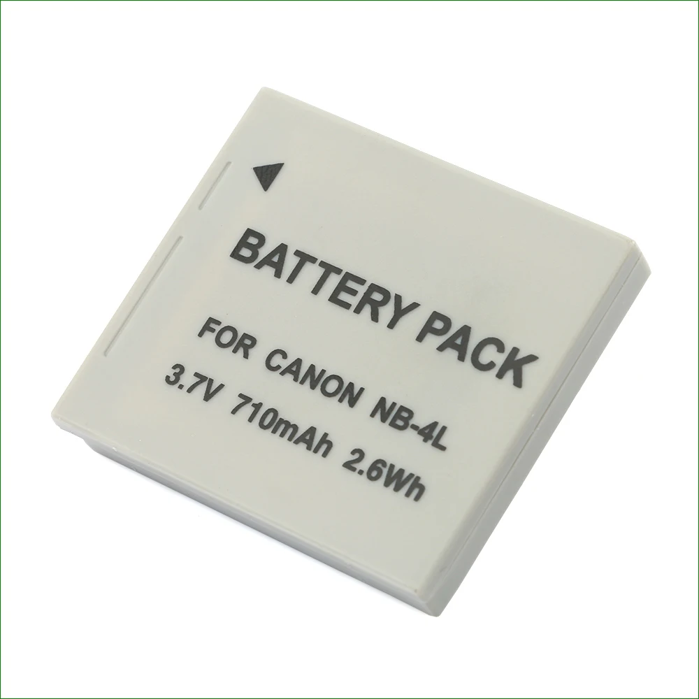 بطارية NB-4L NB 4L بطارية 710mAh بطارية لكانون IXUS 30 ، 40 ، 50 ، 55 ، 60 ، 65 ، 70 ، 75 ، 80 IS ، 100 IS ، 110 IS ، 120 IS ، 115 HS,