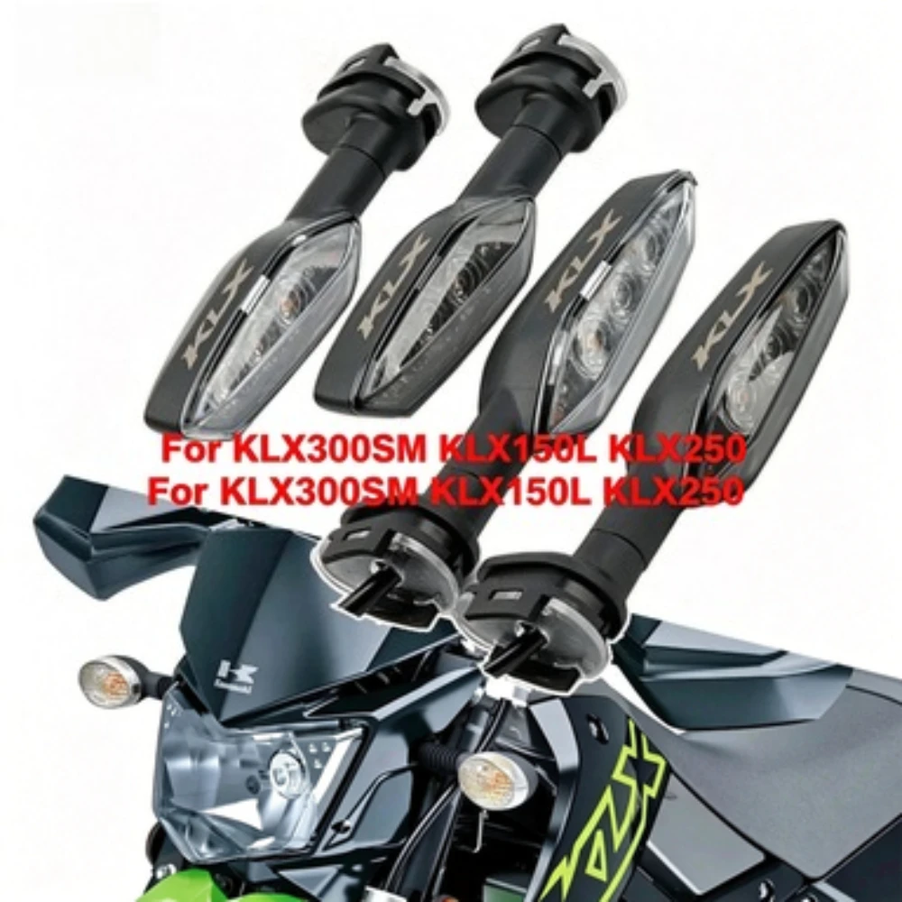 

LED Turn Signal Light For Kawasaki KLX300 SM KLX230 S SE SM KLX 250 SF KLX125 KLX150 KLX250 D-Tracker Motorcycle Indicator Lamp