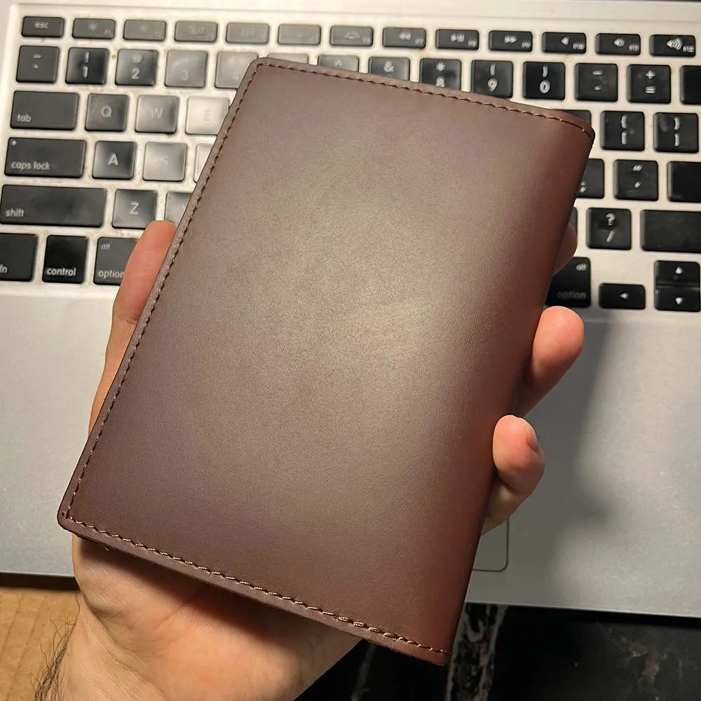 Full Genuine Leather Luxemburg Passport Cover Cowhide Leather Luxembourg Passport Checker Holder Travel Wallet  Accessories