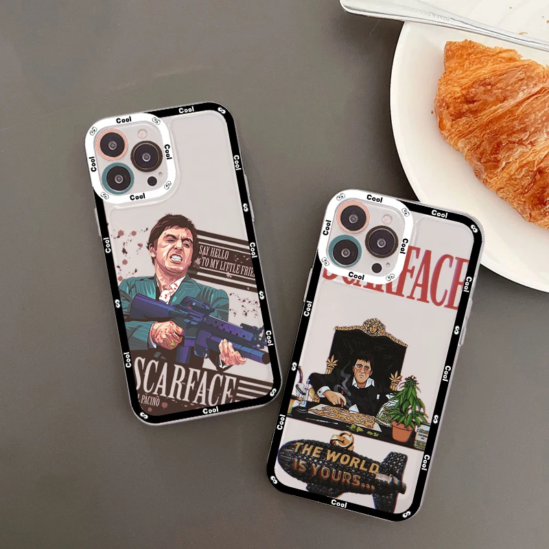 Scarface 1983 film Al Pacino movie Phone Case For iPhone 14 13 12 11 Pro Max XS X XR SE 2020 6 7 8 Plus Mini Protective Cover