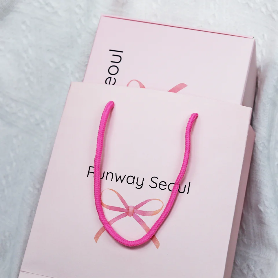 Customized Logo Luxury Pink Cotton Paper Material Jewelry Cardboard Folding Paper Packaging Box