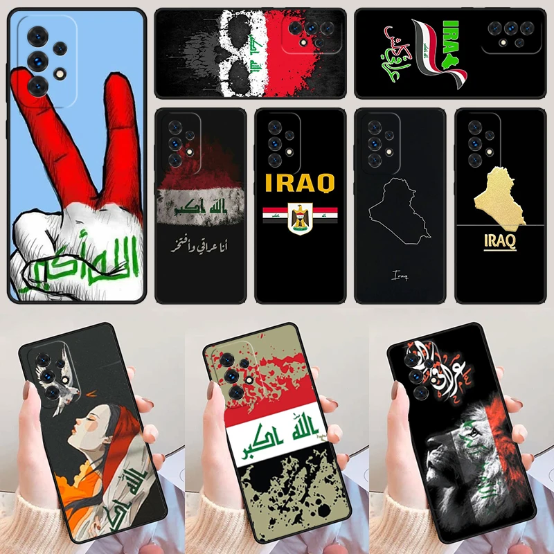 

Государственный флаг Ирака для Samsung Galaxy A52 A72 A73 A20e A21S A50 A70 A11 A12 A42 A31 A40 A51 A71 A32 A80 A91, чехол для телефона