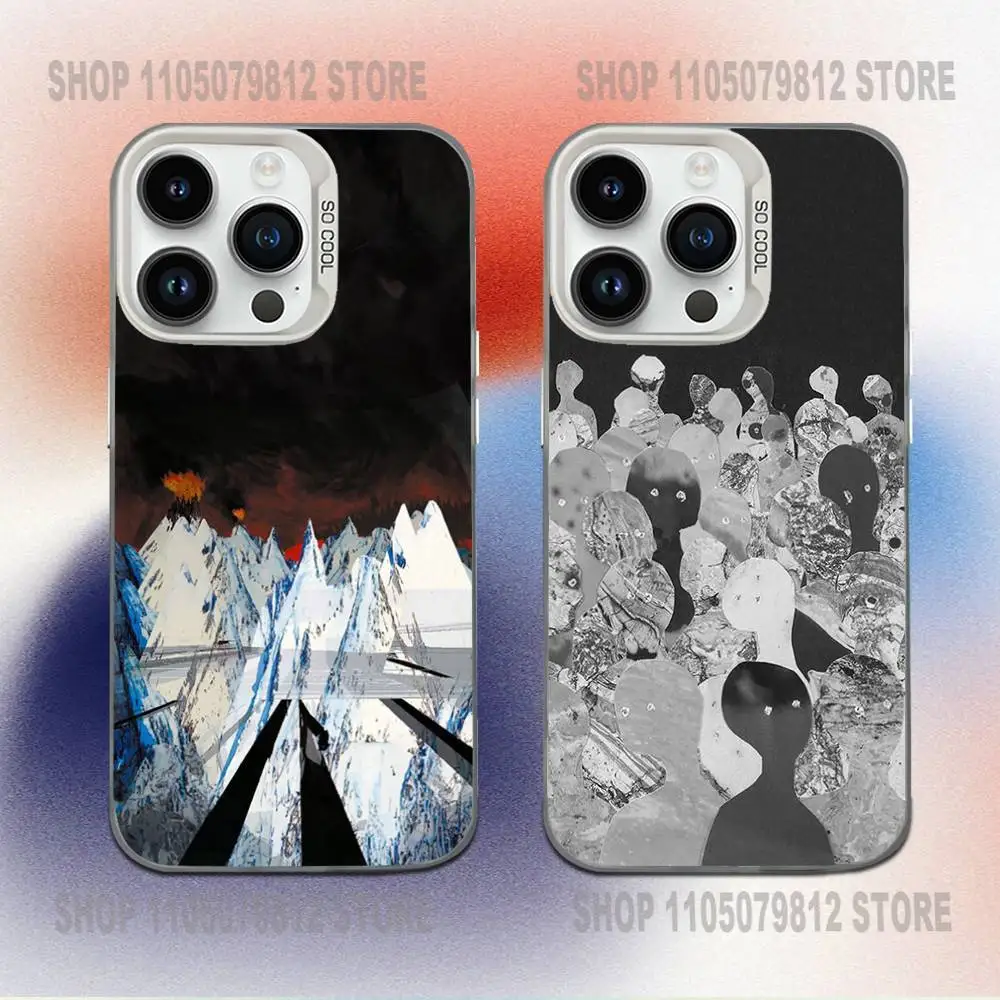 

R-Radiohead Rainbow Phone Case For iPhone 16,15,14,13,12,11,Mini,Pro,E,MAX White Candy Matte Shockproof Cover