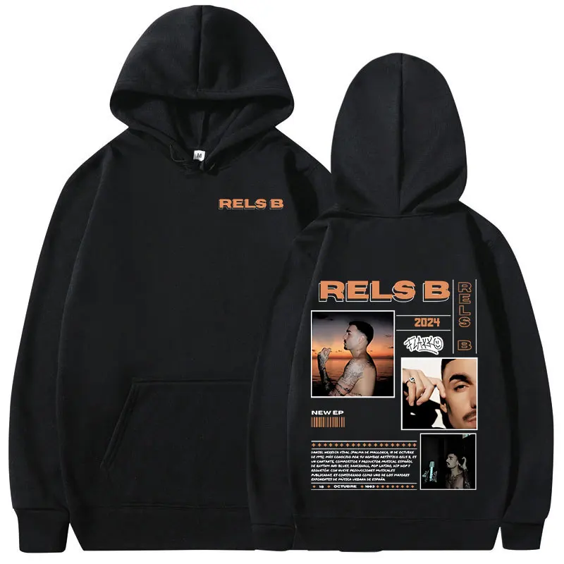 Rels B Skinny Flakk Merch Hoodies Men Woman Clothes Long Sleeve Fleece Hooded Sweatshirt Streetwear Hip Hop Harajuku Pullovers