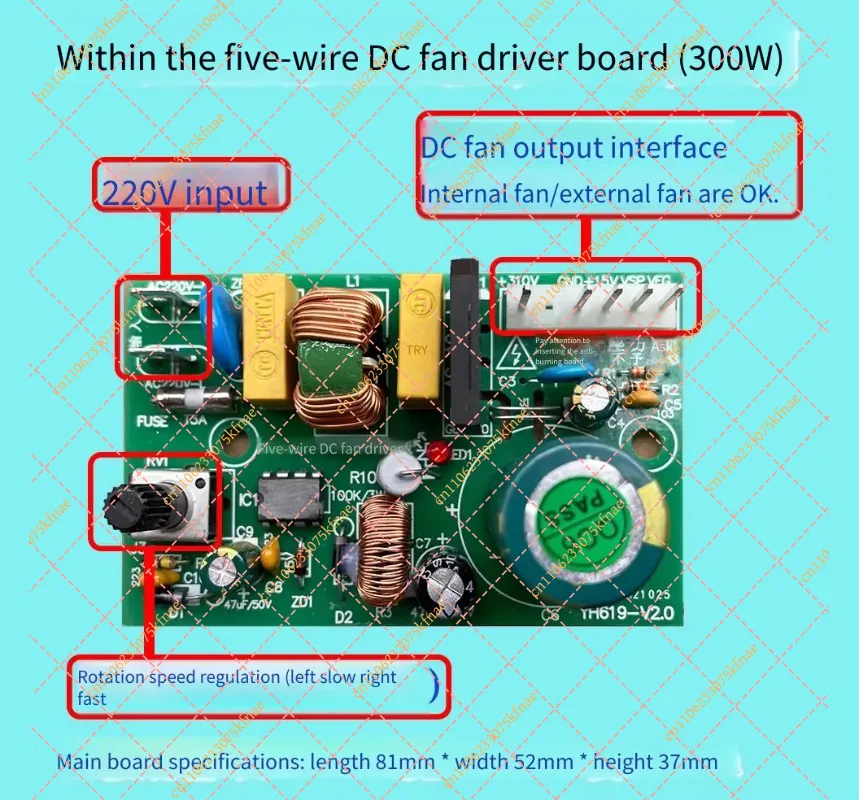 scheda-di-controllo-universale-per-motore-ventilatore-condizionatore-d'aria-scheda-madre-driver-motore-cc-a-3-e-5-fili