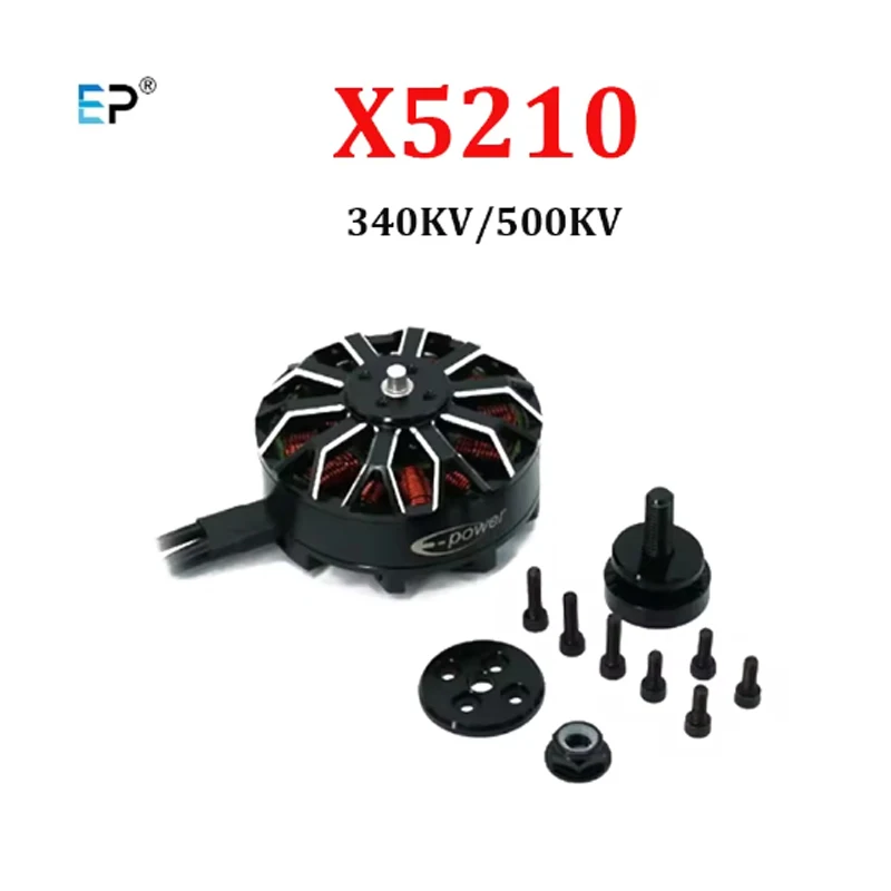 

E-Power Motor 1PC X5210 5210 340KV 500KV Brushless Motor Parts 4-8S Brushless Motor For FPV RC Drone Parts Toys