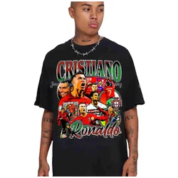 Vintage anni '90 stile grafico Ronaldo camicie Bootleg felpa gioventù t-shirt