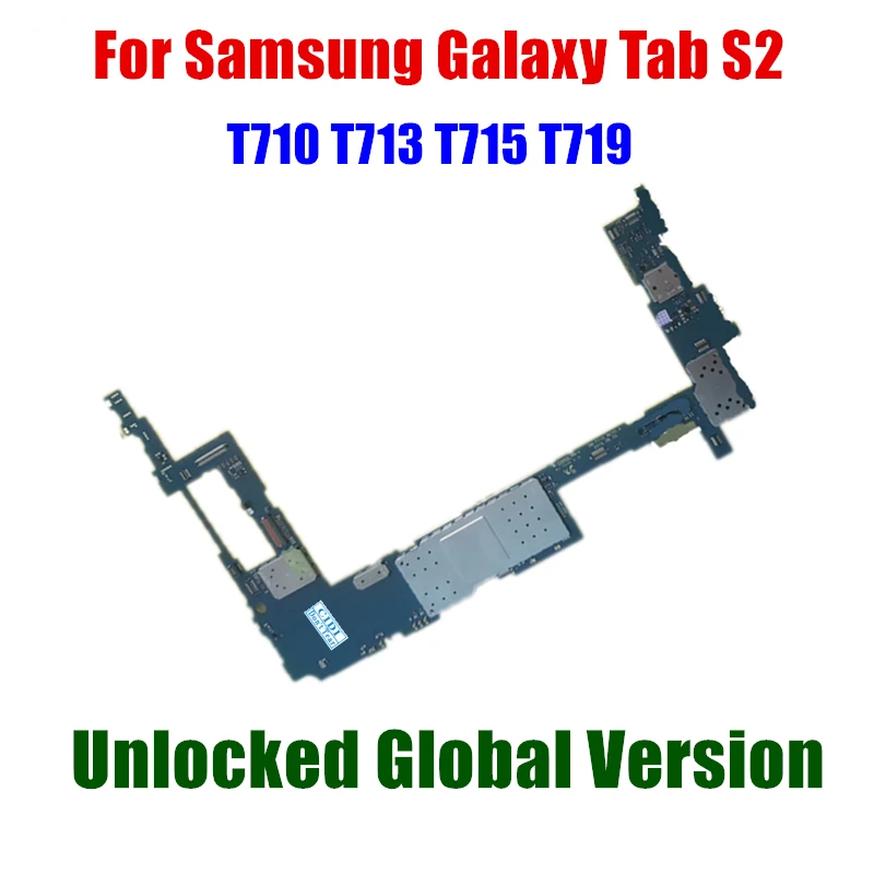 Unlocked Motherboard For Samsung Galaxy Tab S2 T719 T715 T710 T713 WLAN 4G Tablet logic board mainboard Android OS mother boards