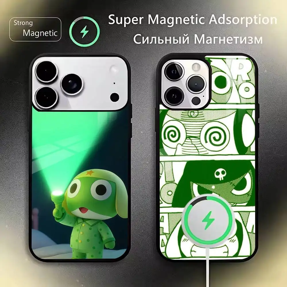 Comedy anime K-Keroros-s Phone Case For iPhone 17,16,15,14,13,12,11Plus,Pro,Max for Magnetic Wireless Charging