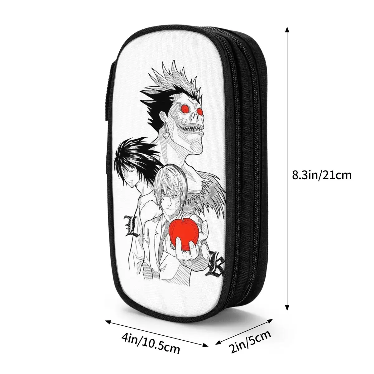 Death Book Death Note Anime Pencil Case for Students Gifts Pen Box Pencil Bag Stationery Supplies Pen Holder Bag
