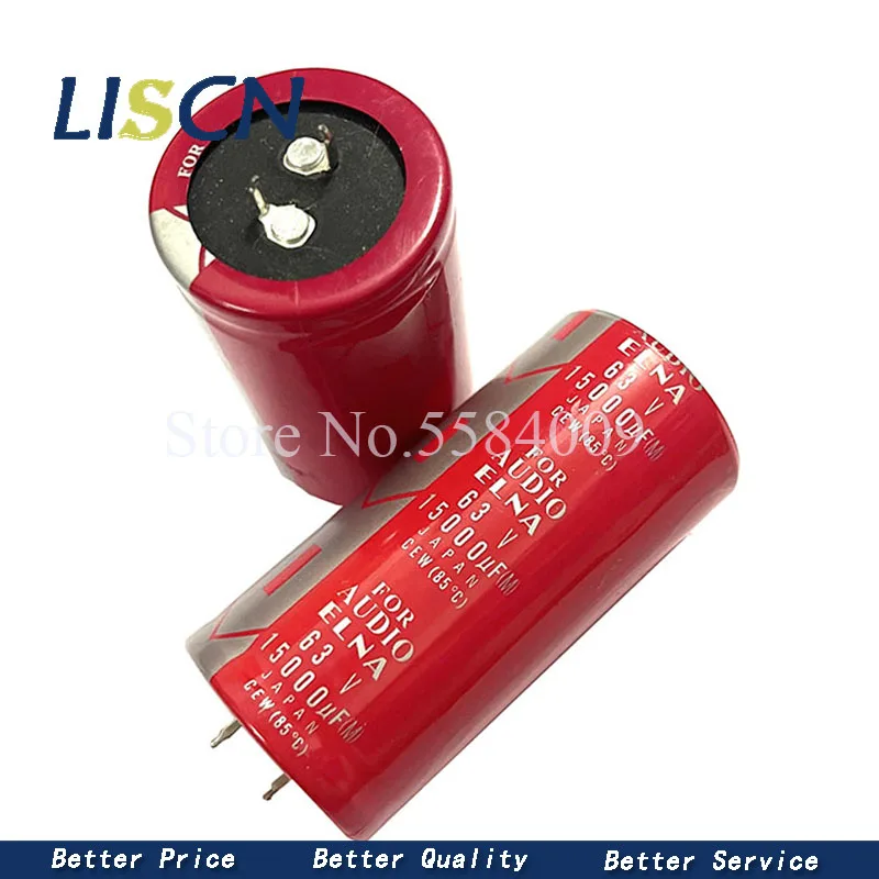 1PCS Aluminum Electrolytic Capacitor  50V/63V/80V/100V  10000UF 15000UF Audio Filter  35x60mm