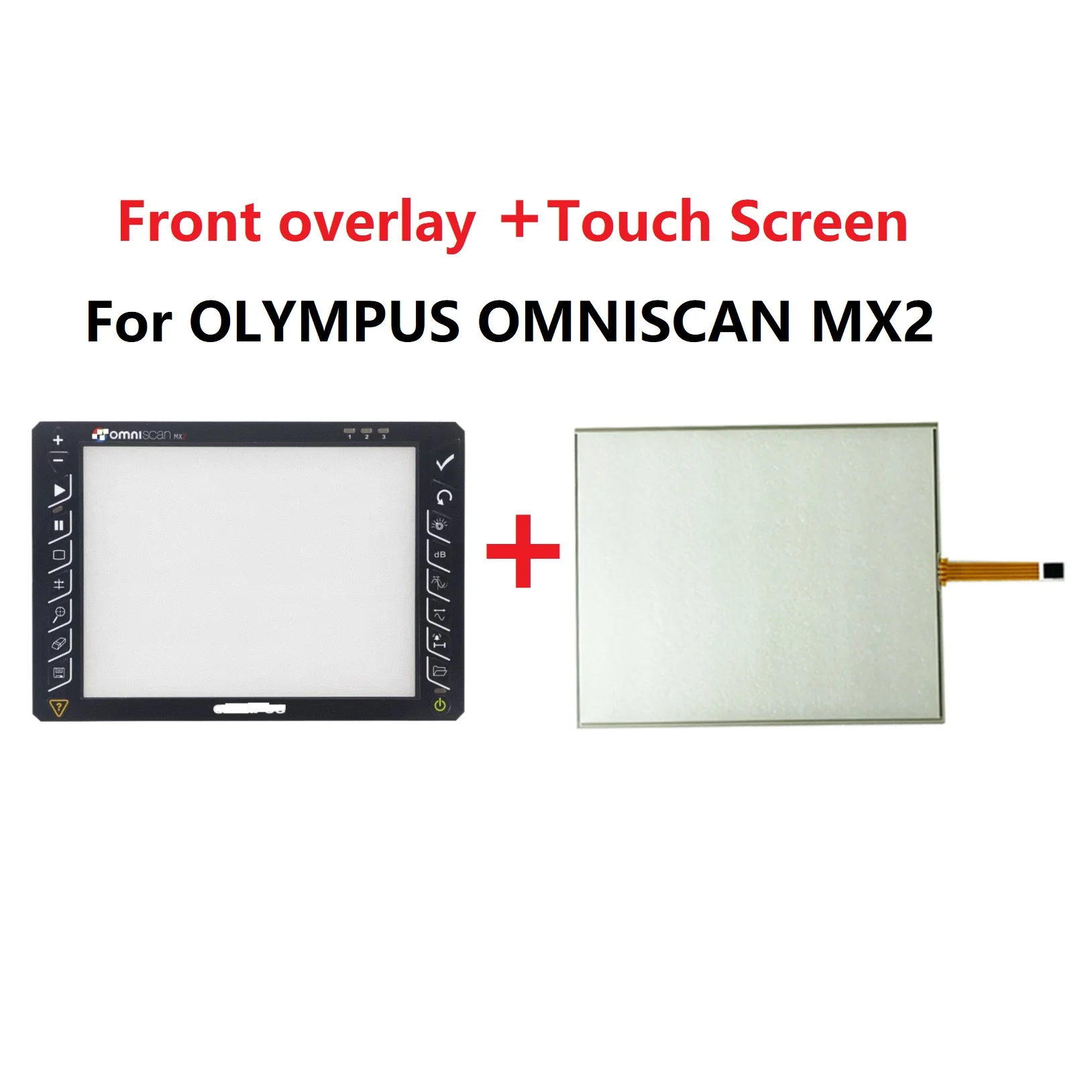 Touch panel For OLYMPUS OMNISCAN MX2 Resistance Touch Screen Glass Digitizer with Front overlay
