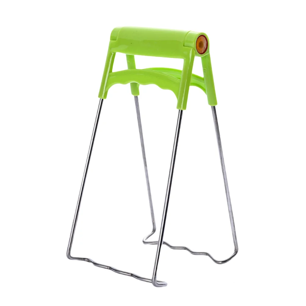 

Stainless Steel Dish Gripper Green Anti-Scalding Bowl Clip Heavy Duty Kitchen Tool For Hot Plates Steamer Cookware Bowl