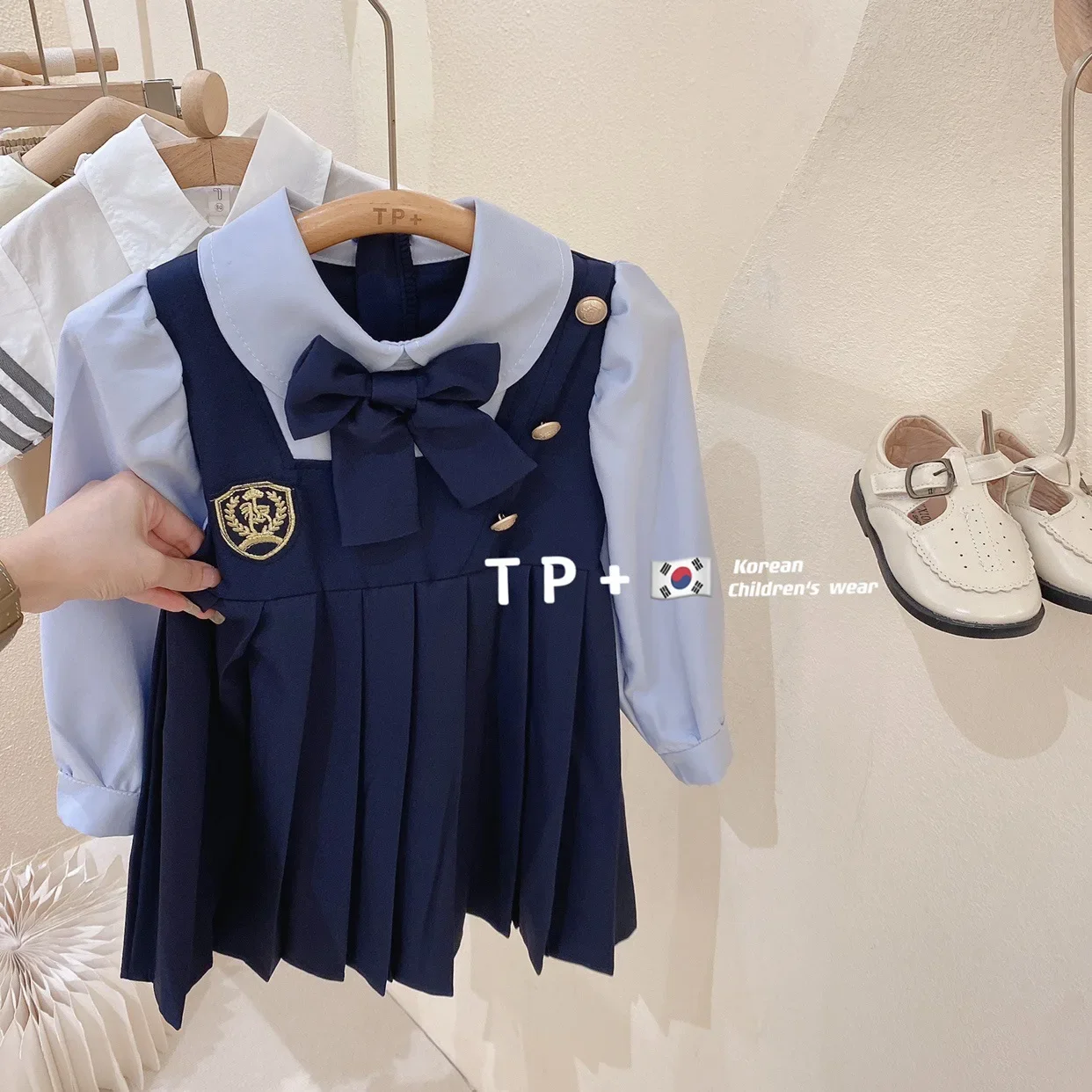 Baby Girls Clothes Preppy Style Dress Fashionable Children's Skirt Two-piece Baby Princess Dress 5-day Shipping Baby Clothes