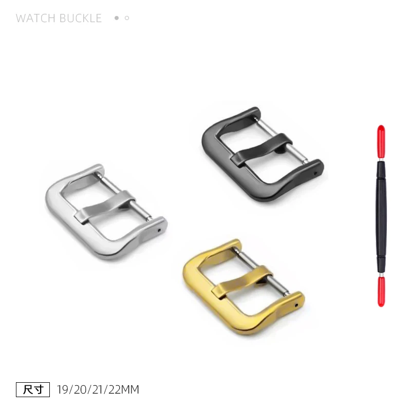 Watch Metal Buckle for Casio G-shock DW-5600 GW-M5610 GW-B5600 GMW-B5000 GST-B100 Stainless Steel Needle Buckle Accessories 19mm