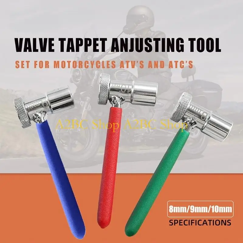 A2BC Precisions Valves Clearance Adjustable Wrench Set Wrench & Knurled Adjuster For Dirt Bike Maintenance