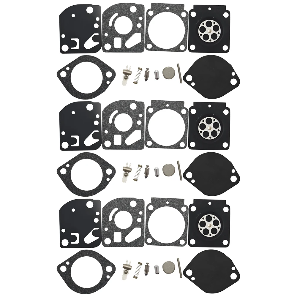 المكربن الحجاب الحاجز طوقا طقم تصليح ل Stihl BR500 BR550 BR600 الانتهازي زاما RB-114 استبدال قطع الغيار 3 قطعة #1