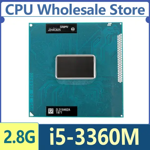 Intel Core i5-3360M SR0MV Processor Dual-Core Quad-Thread Socket G2 / rPGA988B i5 3360M Laptop CPU 2.8GHz 3M 35W