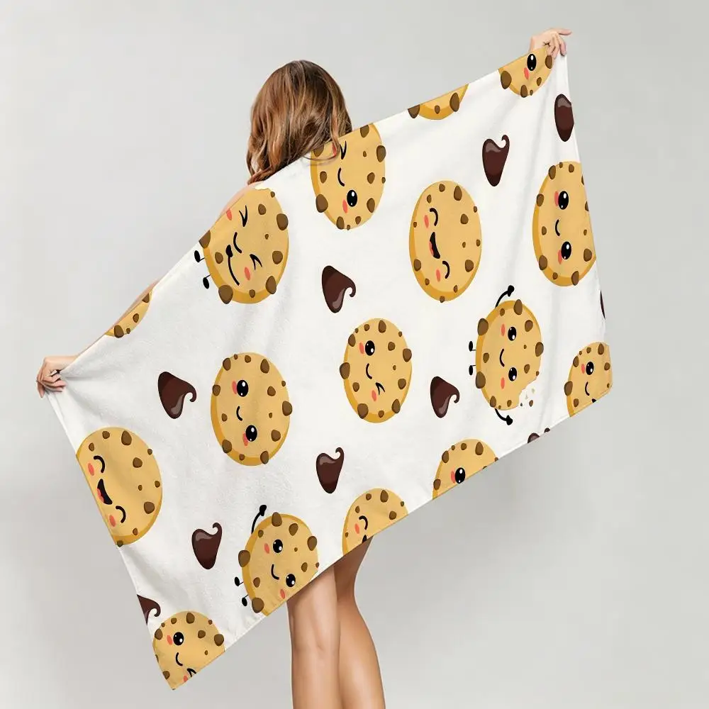 Simple-Cookie Cutter CharactersS Towel Five-Star Hotel Quality Eco-Friendly Ultra Soft Thick Towels & Beach Towels
