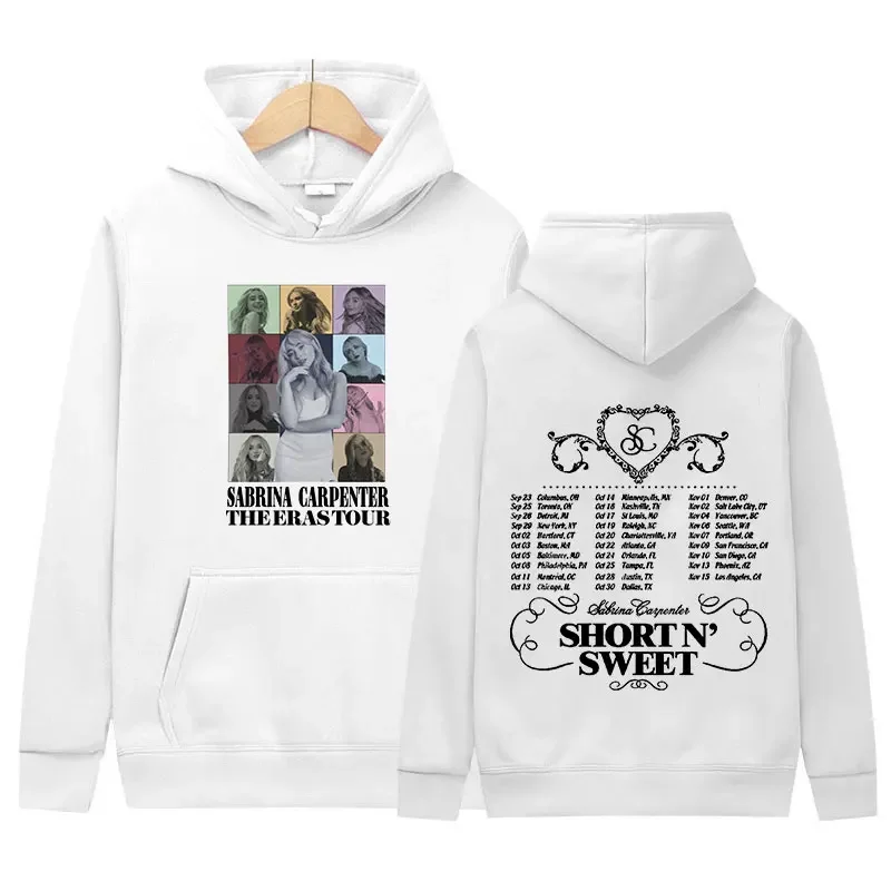 Sabrina Carpenter Short N Sweet Tour 2024 New Hoodie Men Women Aesthetic Retro Fashion Oversized Sweatshirt Pullover Streetwear