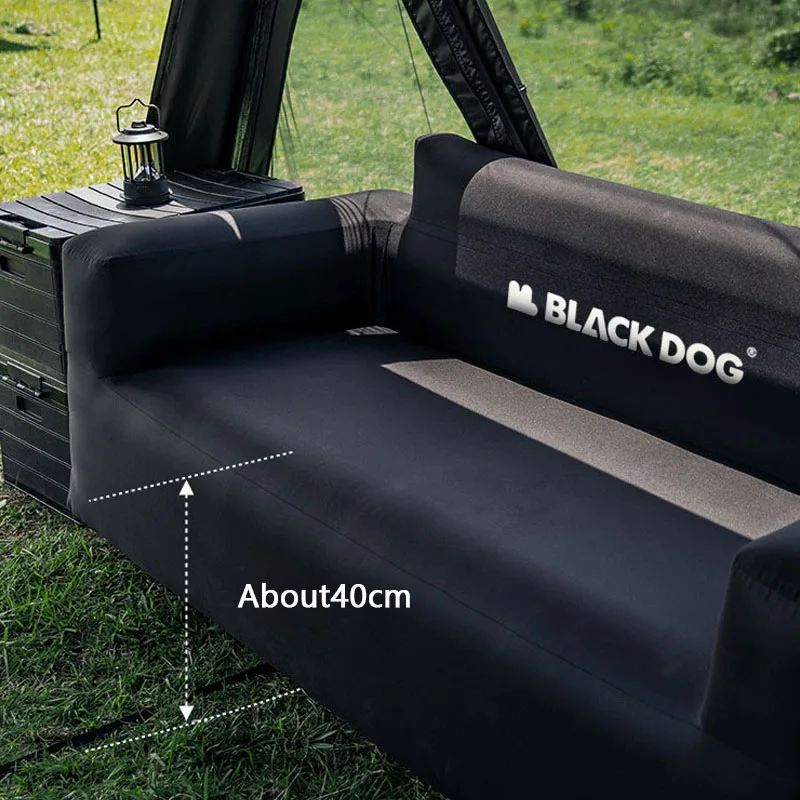 BLACKDOG Automatic Double Inflatable Sofa Portable Outdoor Camping Picnic Air Mattress Lazy Inflatable Bed with Inflatable Pump