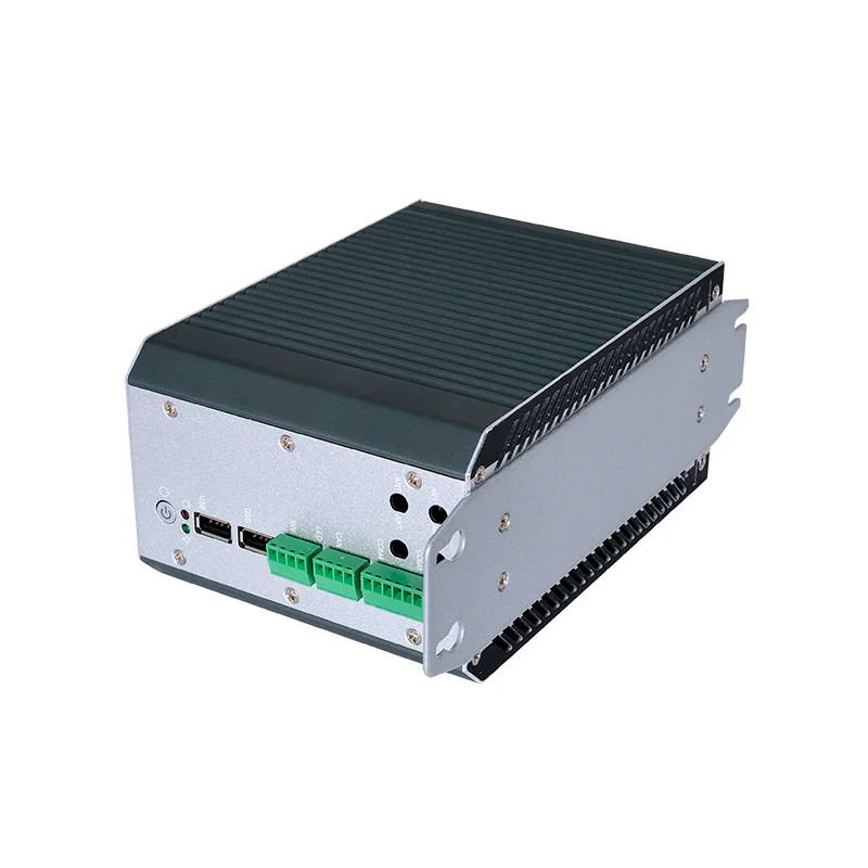 Fanless Mini Pc Din Rai Core Ultra-U/H Ultra-125U/Ultra-125H X86 Dual Lan Embedded Industrial Computer