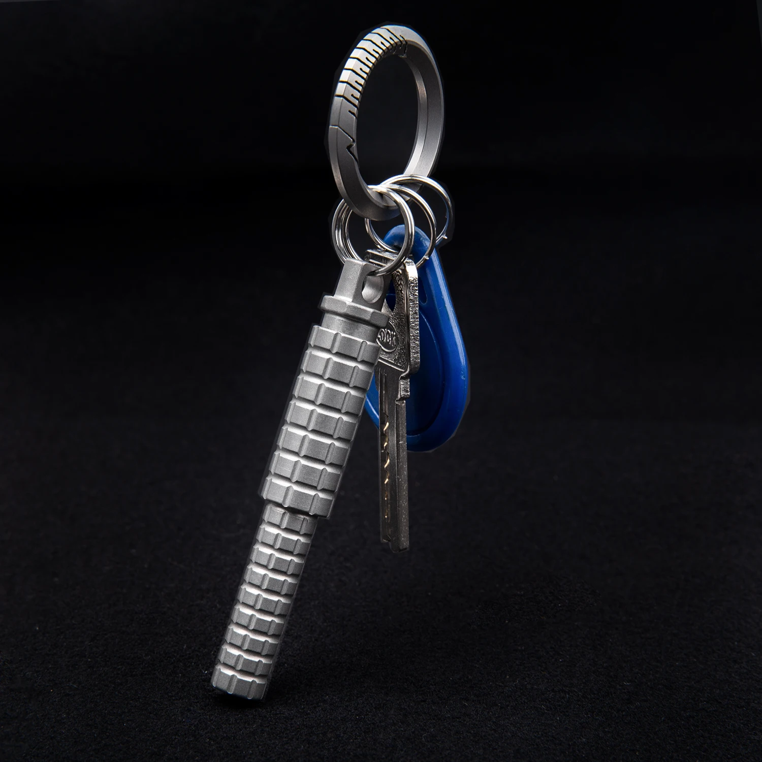 Titanium Alloy Ballpoint Pen Office Signature Pen Outdoor Portable Mini Pen Keychain Pen Gift Box Packaging