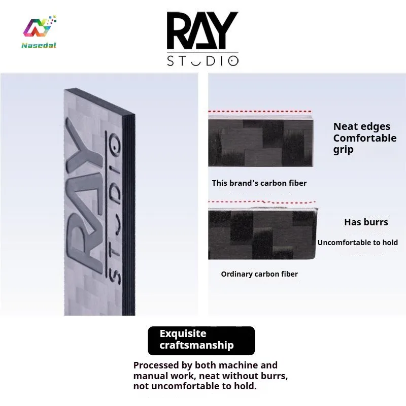 

RAYSTUDIO Rectangle Carbon Fiber Sanding Plate 5/10/15mm Assembly Sanding Tool for Gunpla Modeler Hobby Craft Building Tools