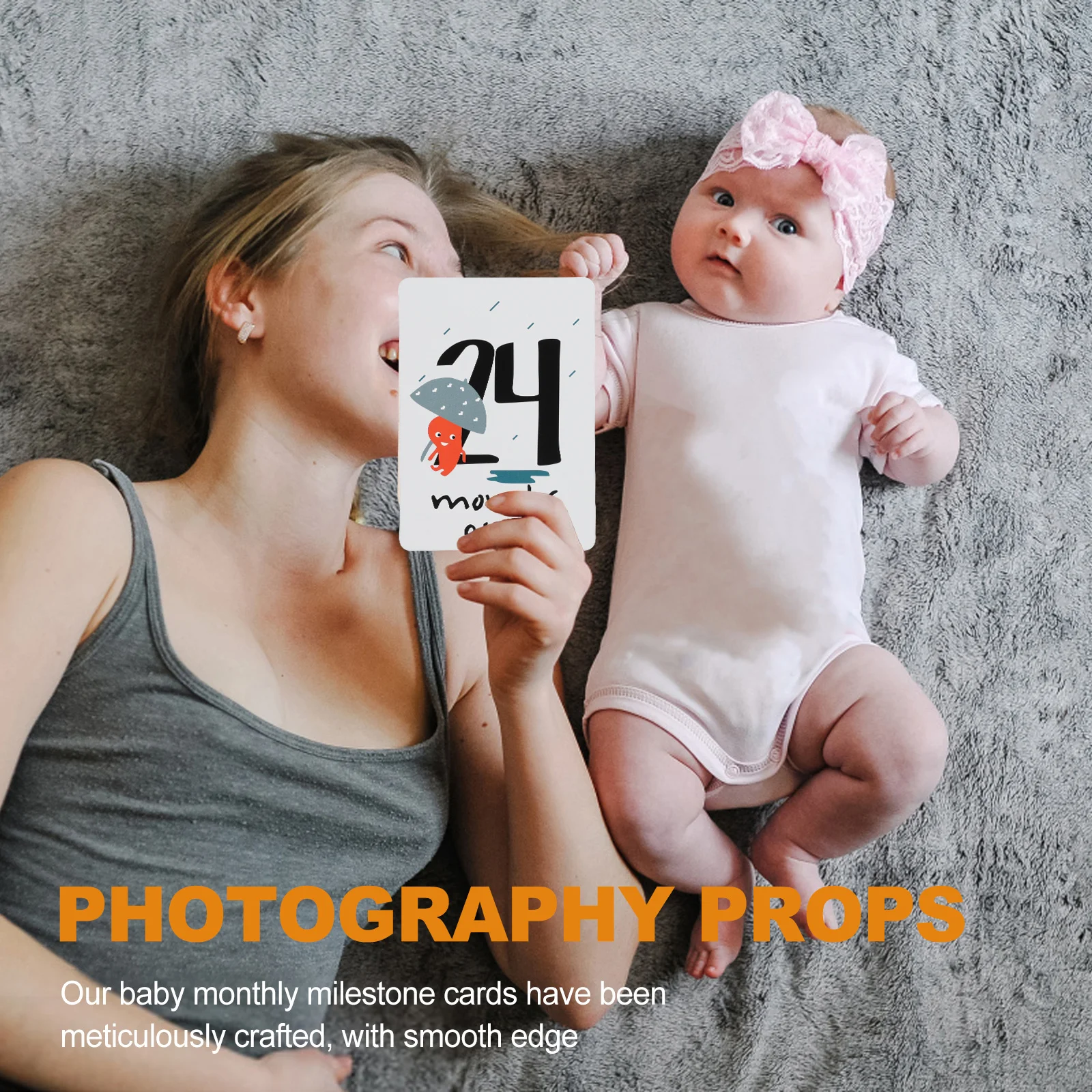 Cartes de jalon de croissance pour bébé, ensemble imprimé coloré, accessoires de photographie d'âge mensuel pour bébé, cartes de jalon commémoratives Photo, 20 pièces