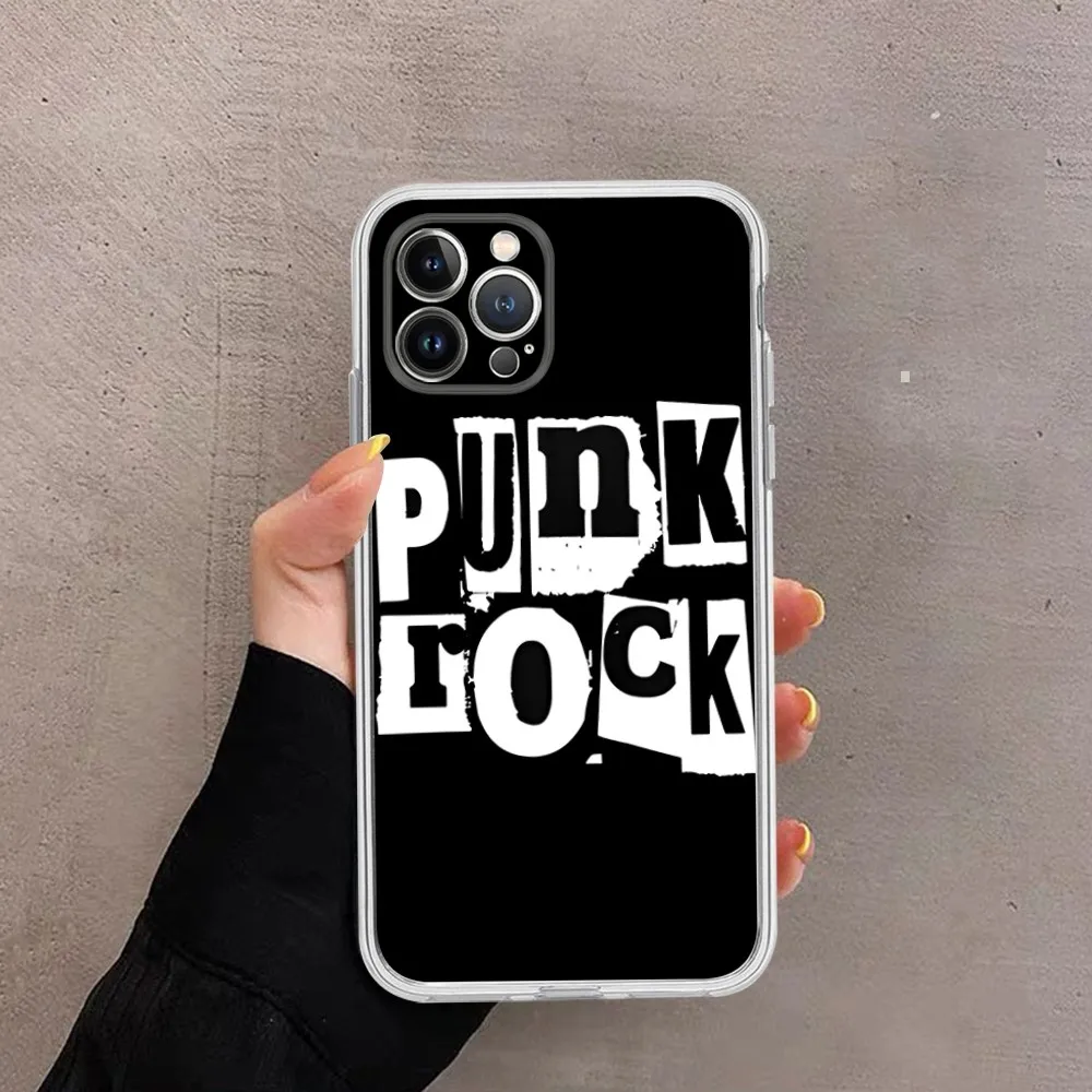 Punk Rock Phone Case For iPhone 14 11 12 13 Mini Pro XS Max Cover 6 7 8 Plus X XR SE 2020 Funda Shell