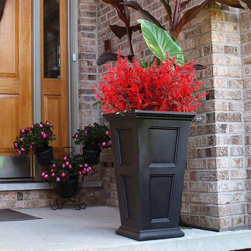 35 سنتيمتر زهرة اصطناعية البلاستيك الخزامى نبات صناعي الزفاف ديكور حديقة المنزل باقة الزفاف المنتجات المنزلية الديكور #4