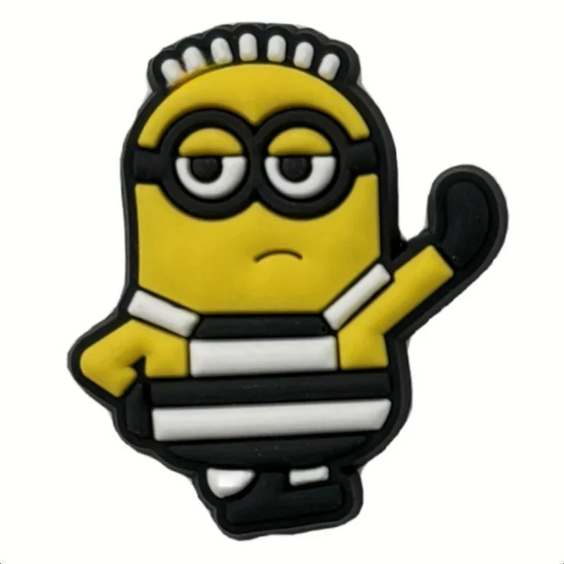 

12Pcs Minions Decoration Anime Shoe Charms Cute Sandals Shoes Accessories Kawaii PVC Badges for Male and Female Children