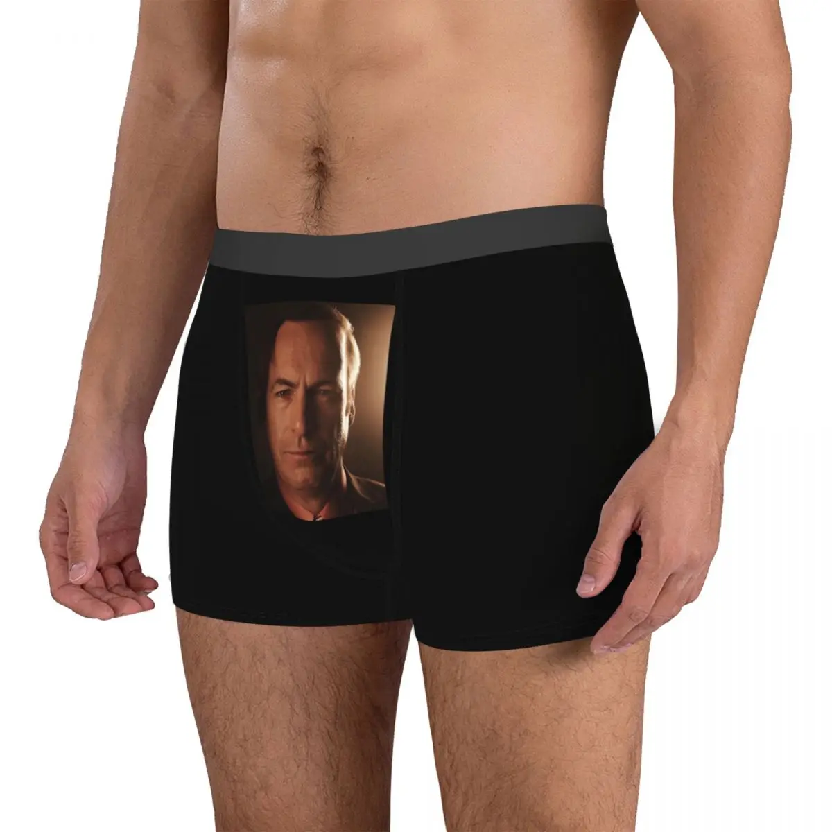 Saul Goodman Actor Men\'s Underwear Breaking Bad Boxer Briefs Shorts Panties Funny Breathable Underpants for Male S-XXL