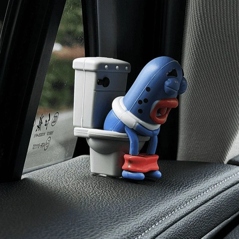 1pcs New Resident Blind Box Road Mermaid Ugly Fish Doll Surrounding Dolls Desktop Car Ornament Gift for Bichi Castle