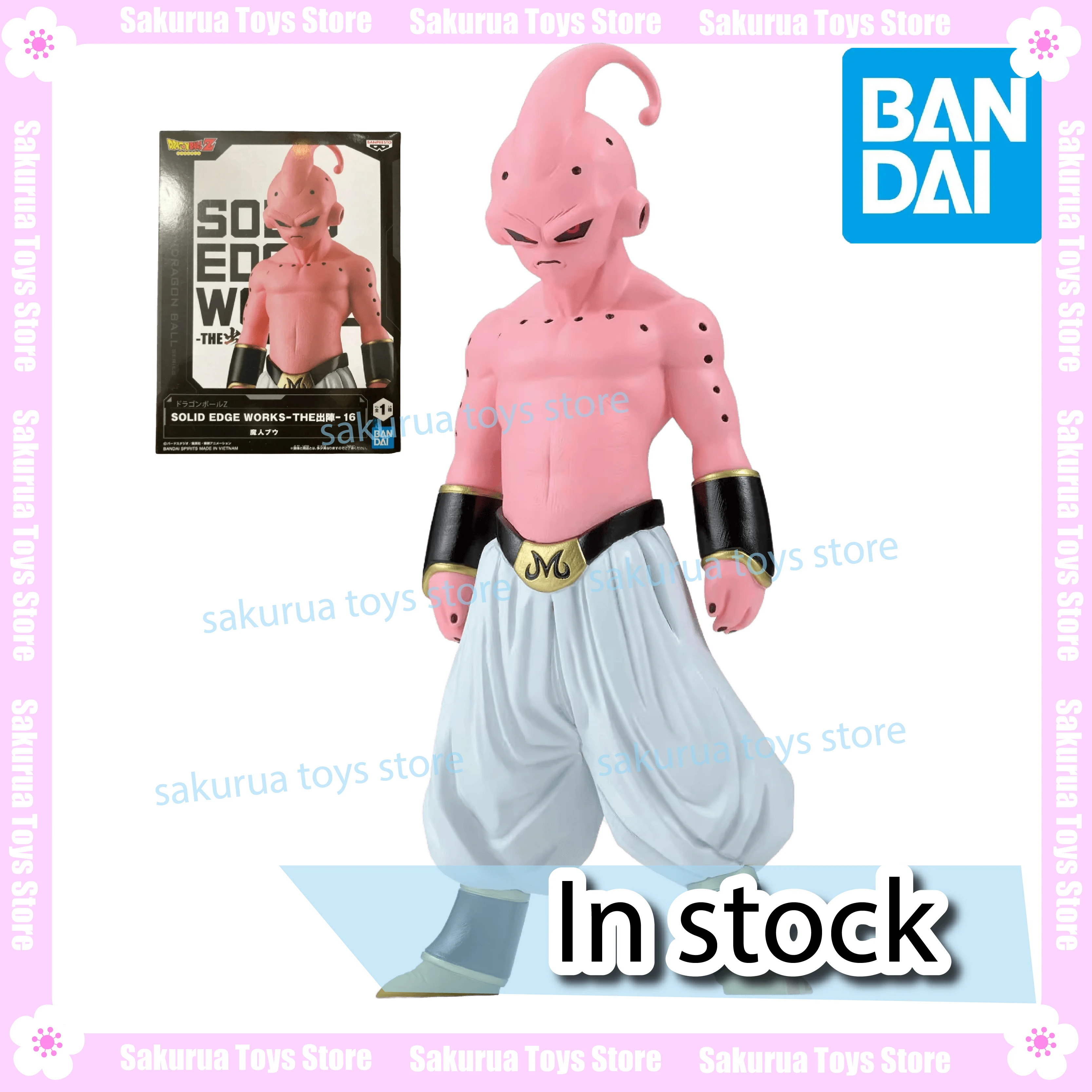 

In Stock Bandai Dragon Ball 16 Magman Buu Xiao Buu Scenery Figures Anime Peripherals Activity Doll Collection Figures