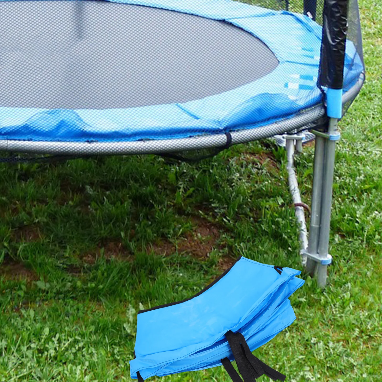 Trampolin-Schutzpolster, Oxford-Tuch, verschleißfeste Federabdeckung für Zuhause, Outdoor, Springen, Sicherheitsrahmen, Ersatzmatte