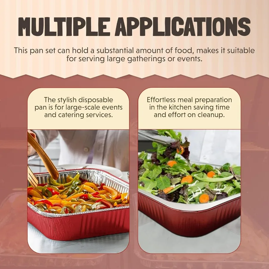 مقلاة بغطاء على شكل قبة - مقالي من رقائق الخبز شديدة التحمل مقاس 11 × 7 بوصة، مثالية للكعك المنزلي والدخول - وعاء كبير آمن للفرن