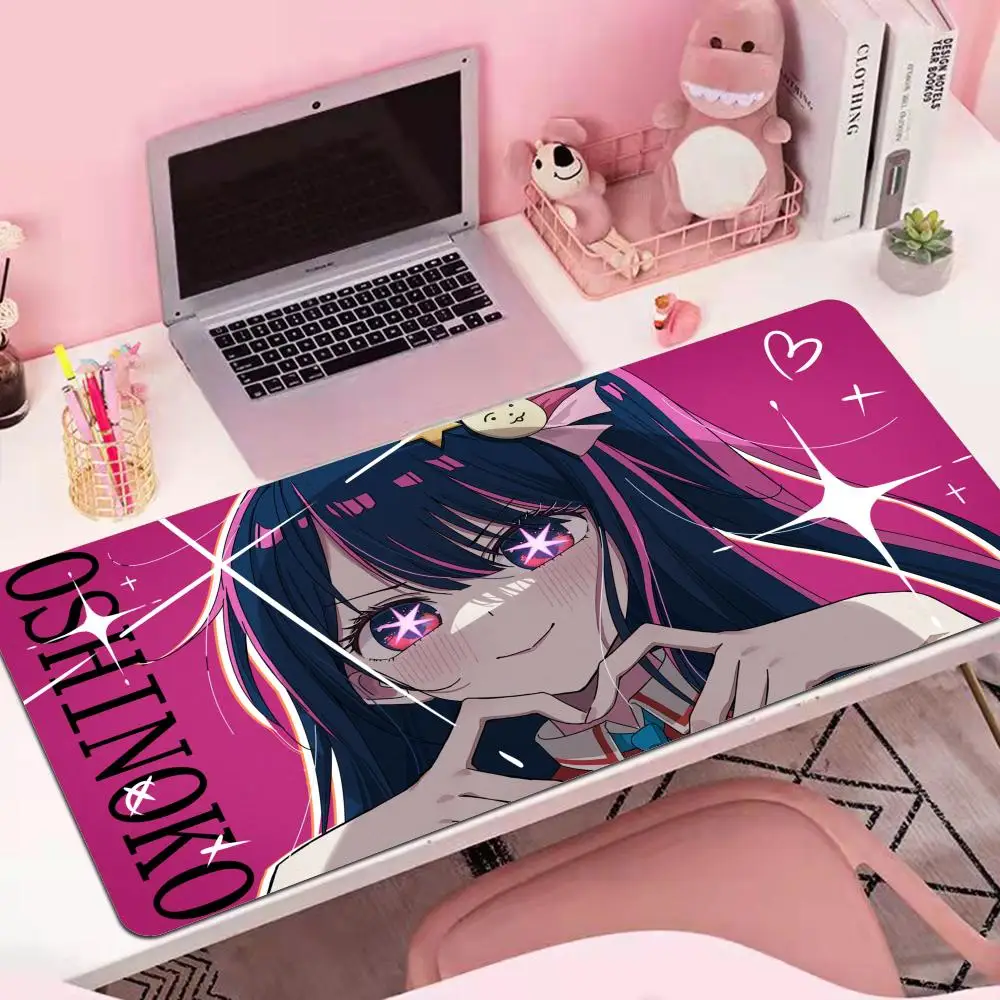 

Large Gaming Mouse Pad, Anti-slip Desk Mat, Stitched Edges, Stylish Kawaii Pop Idol Anime Print, Smooth Surface for PC Laptop
