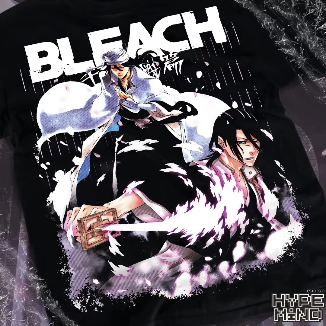 Sommer 25Byakuya Kuchiki T-Shirt Bleach Shirt Manga Streifen Anime Grafik T-Shirt Alle Größen Männlich Weiblich