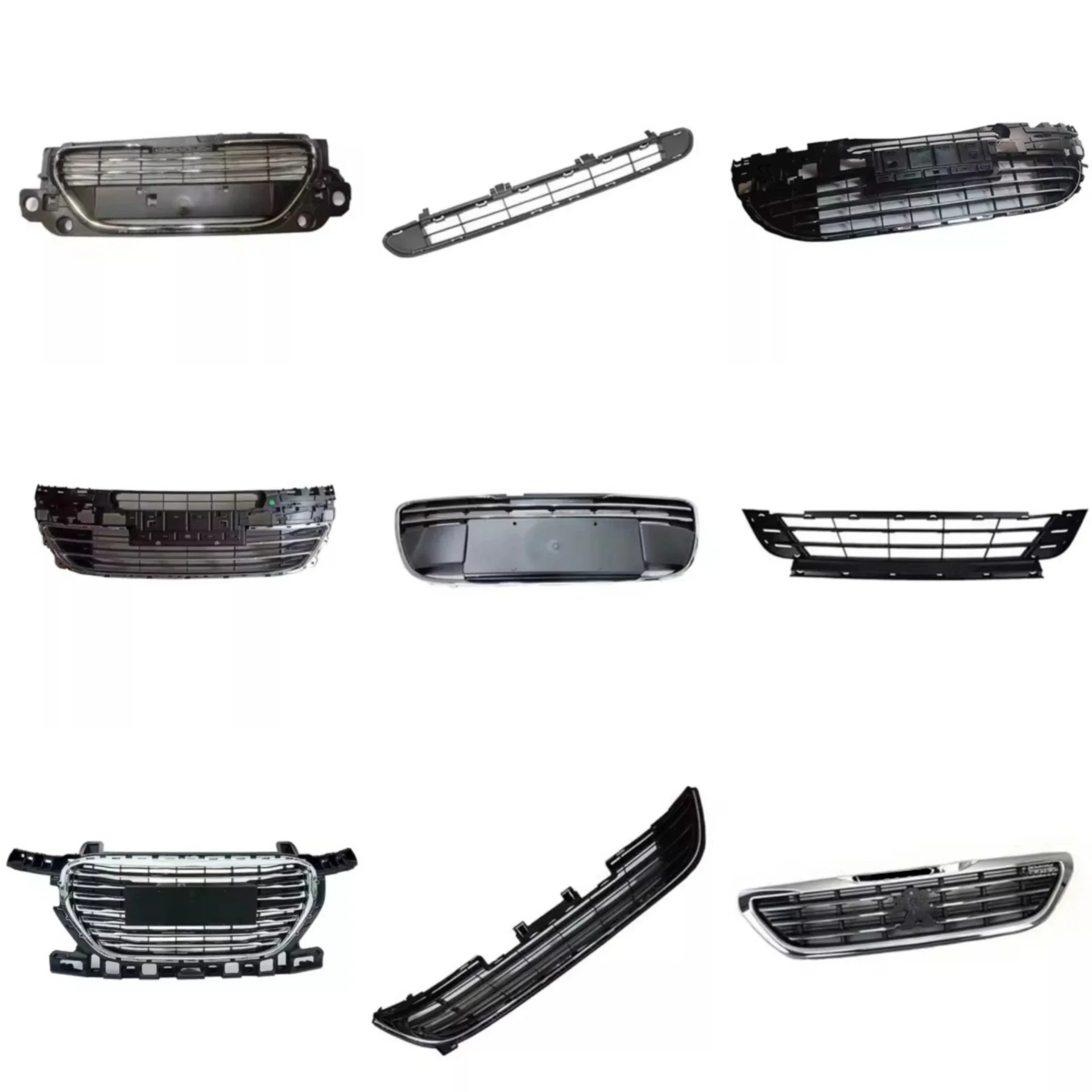 Body Kit Front Radiator Grille for Peugeot 301 308 408 508 12-18 Botton Grille Convert Net Car Accessories