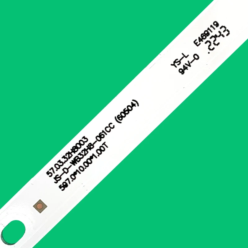 Led Backlight Strip DWB-3219A Voor 32-Inch 6-Lamp JS-D-WB32H8-061CC 3216pw 32H8 TL-32K5 H3260A 596Mm