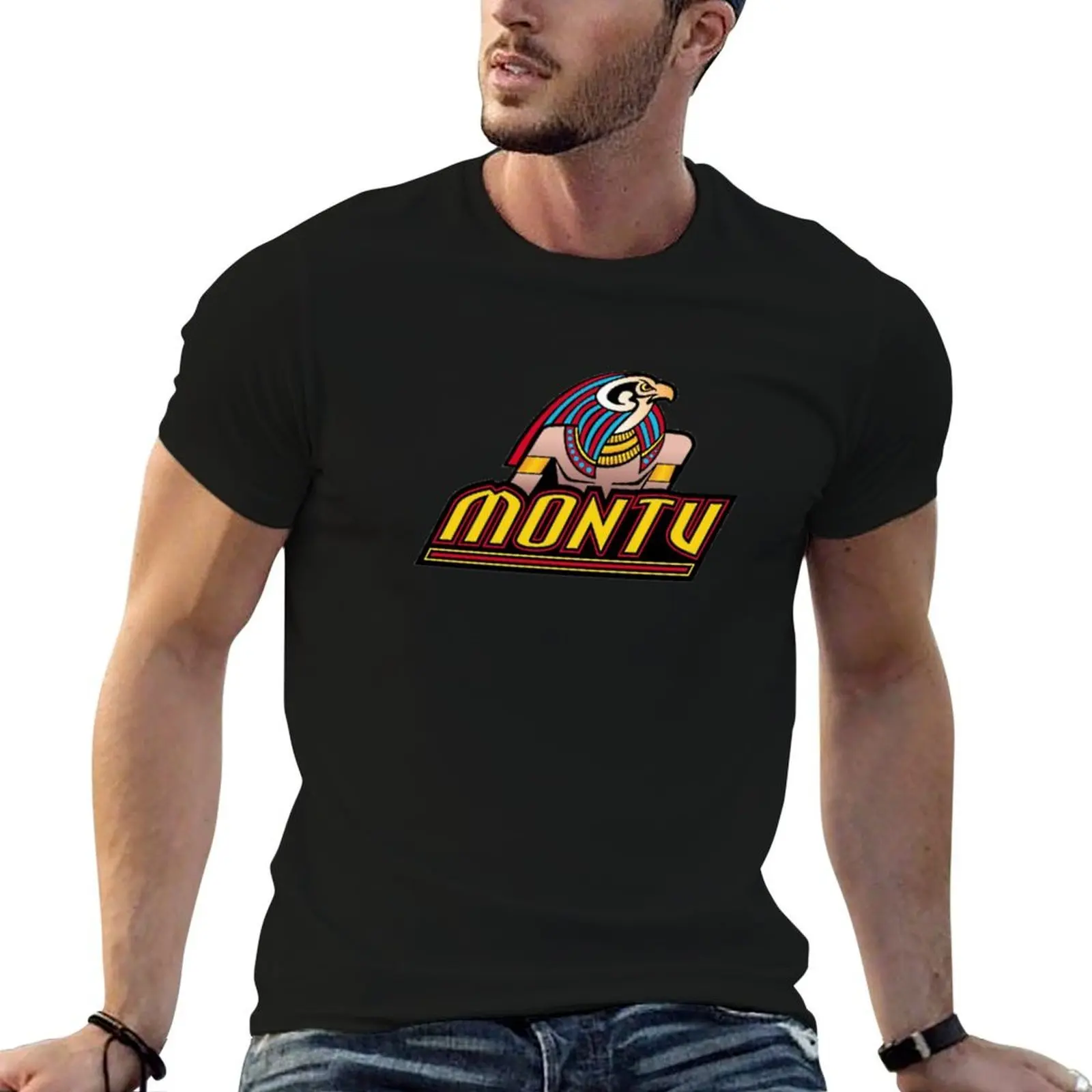 

Busch Gardens Tampa Montu Logo T-Shirt t shirt man designer anime t shirts for man man t shirt summer T-shirt