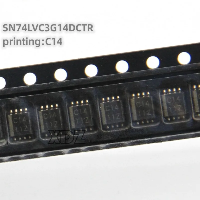 10pcs/lot SN74LVC3G14DCTR SN74LVC3G14 Silk screen printing C14 MSSOP-8 package Original genuine Logic chip