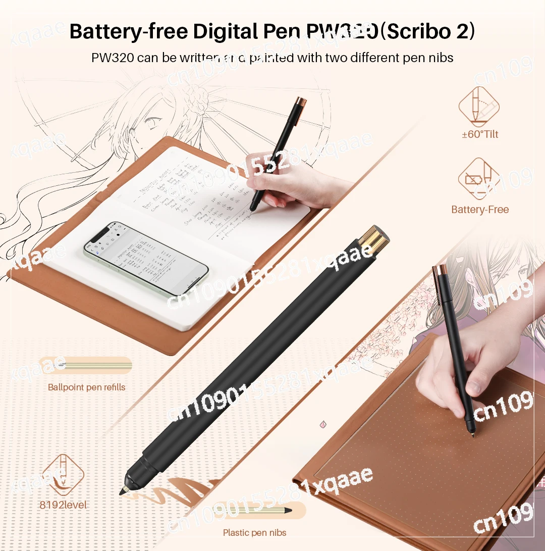 Multi Functional Huian Wireless Connected Smart Notebook X10, Suitable for Bookkeeping, Drawing, and Taking Classroom Notes