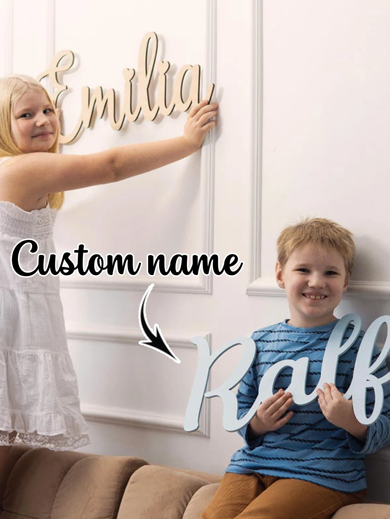 Custom Wooden Name Sign Matte  - đánh giá và giá Baby Nursery Keepsake