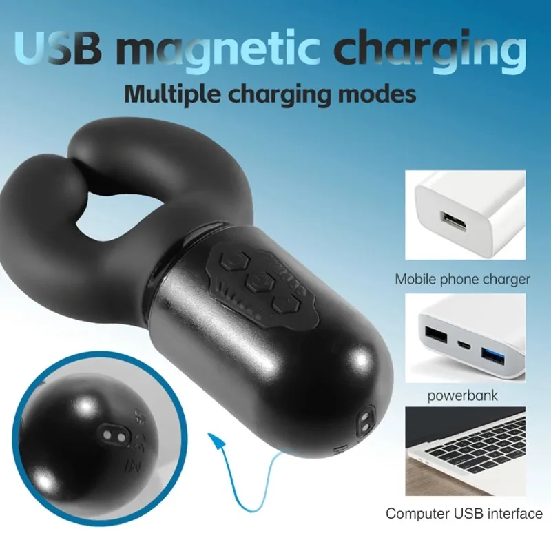 حشفة القضيب طويلة الأمد ممارسة هزاز القضيب المدرب حشفة هزاز محفز الذكور لعبة الجنس الضارب حشفة المدرب محفز #6