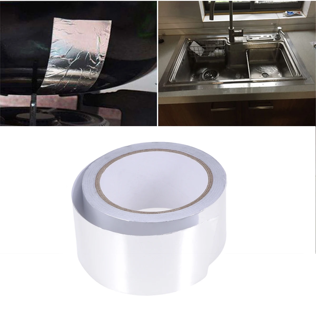 

Aluminium Foil Adhesive Sealing Tape High Temperature Resistance Heat Insulated Moisture Proof Wear Resistant Thin